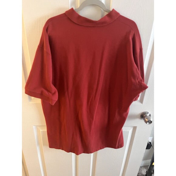 Patagonia Men's Organic Cotton Polo Shirt Red Size XL EUC Gorpcore Golf Work - Picture 6 of 6